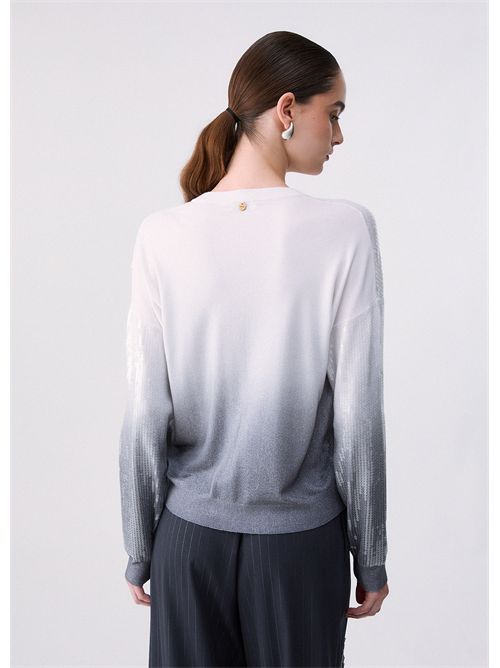 Maglia dégradé con paillettes LIU JO | WF6178MS49I/L9205
